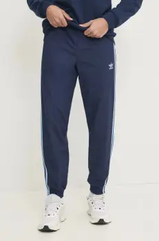 adidas Originals pantaloni Firebird barbati, culoarea albastru marin, modelator, JP1249 imagine