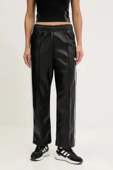 adidas Originals pantaloni Pride x Jeremy Scott culoarea negru, lat, high waist, JY2015 imagine