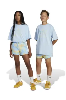 adidas Originals pantaloni scurti copii cu imprimeu, talie reglabila, JD2943 imagine