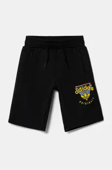 adidas Originals pantaloni scurti copii culoarea negru, talie reglabila, JC5866 imagine