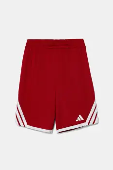 adidas Originals pantaloni scurti copii culoarea rosu, cu imprimeu, talie reglabila, JM5132 imagine