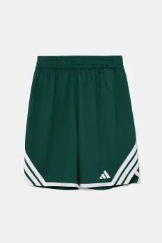 adidas Originals pantaloni scurti copii culoarea verde, cu imprimeu, talie reglabila, KC6976 imagine