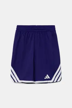 adidas Originals pantaloni scurti copii culoarea violet, cu imprimeu, talie reglabila, KC6975 imagine