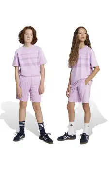 adidas Originals pantaloni scurti copii culoarea violet, modelator, talie reglabila, JC9044 imagine