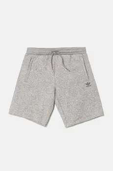 adidas Originals pantaloni scurti copii SHORTS culoarea gri, melanj, talie reglabila, IX5237 imagine