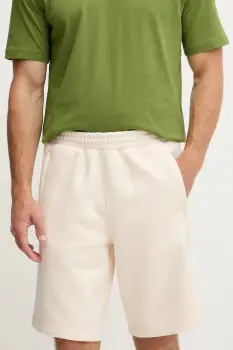 adidas Originals pantaloni scurti Essentials culoarea bej, JY6264 imagine