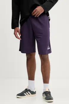 adidas Originals pantaloni scurti Grfx Short culoarea violet, JY2758 imagine