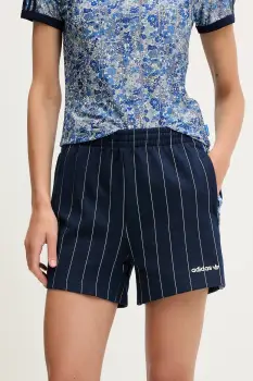 adidas Originals pantaloni scurti Liberty culoarea bleumarin, modelator, high waist, JC5309 imagine