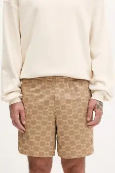 adidas Originals pantaloni scurti Monogram culoarea maro, JY2987 imagine