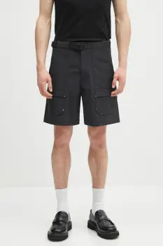 adidas Originals pantaloni scurti P ESS C Shorts barbati, culoarea negru, JD2107 imagine