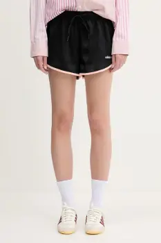 adidas Originals pantaloni scurti Sprinter Shorts culoarea negru, cu imprimeu, high waist, JP1815 imagine