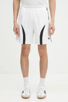 adidas Originals pantaloni scurti Teamgeist Shorts culoarea alb, JP1122 imagine
