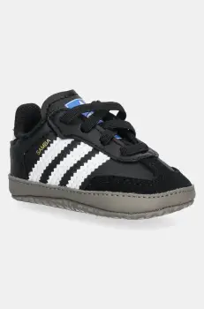 adidas Originals pantofi pentru bebelusi SAMBA CRIB culoarea negru, JI2757 imagine