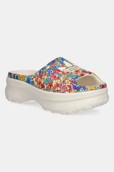 adidas Originals papuci Adifom Stan Slide femei, culoarea bej, cu platforma, JI2765 imagine