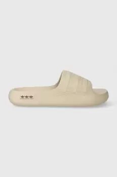 adidas Originals papuci Adilette Ayoon femei, culoarea bej imagine