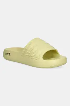 adidas Originals papuci Adilette Ayoon femei, culoarea galben, JH9686 imagine