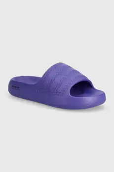 adidas Originals papuci ADILETTE AYOON W femei, culoarea violet, cu platforma, IE5619 imagine