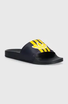 adidas Originals papuci Adilette barbati, culoarea albastru marin, ID5787 imagine