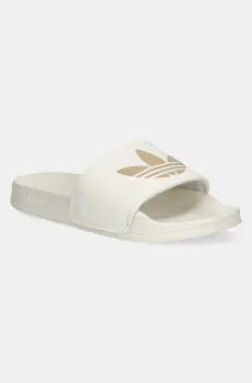 adidas Originals papuci Adilette Lite femei, culoarea bej, JQ2581 imagine