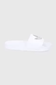 Adidas Originals Papuci Adilette Lite W femei, culoarea alb imagine