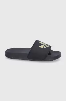 Adidas Originals Papuci femei, culoarea negru imagine