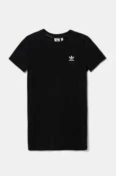 adidas Originals rochie fete culoarea negru, mini, drept, JC8429 imagine
