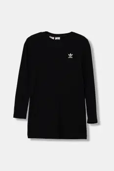 adidas Originals rochie fete culoarea negru, mini, drept, JX2849 imagine