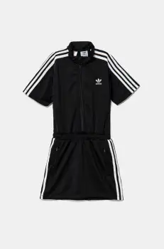 adidas Originals rochie fete culoarea negru, mini, evazati, JD3535 imagine
