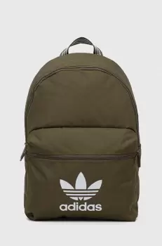 adidas Originals rucsac culoarea verde, mare, cu imprimeu imagine