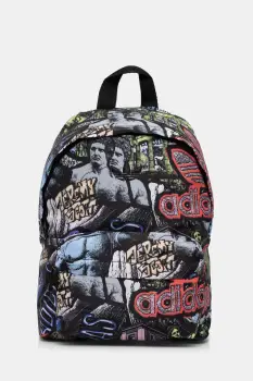 adidas Originals rucsac Pride x Jeremy Scott culoarea negru, mic, cu imprimeu, JX3210 imagine