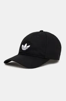 adidas Originals sapca de baseball din bumbac BASEBALL AC culoarea negru, cu imprimeu, JC6023 imagine