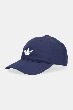 adidas Originals sapca de baseball din bumbac culoarea bleumarin, JV7391 imagine
