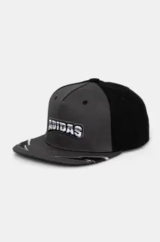 adidas Originals sapca FLATBRIM CAP culoarea negru, cu imprimeu, JW3988 imagine