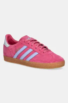 adidas Originals tenisi din piele copii GAZELLE culoarea roz, JR5941 imagine