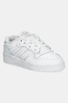 adidas Originals tenisi din piele copii RIVALRY LOW culoarea alb, IF5246 imagine