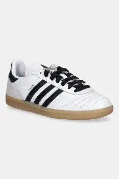 adidas Originals tenisi din piele copii SAMBA culoarea alb, JQ1327 imagine