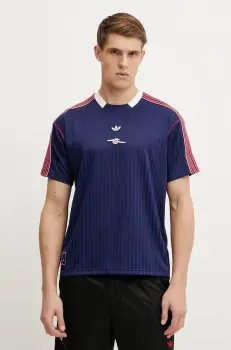 adidas Originals tricou AFC ICON JSY barbati, culoarea albastru marin, modelator, JF0546 imagine