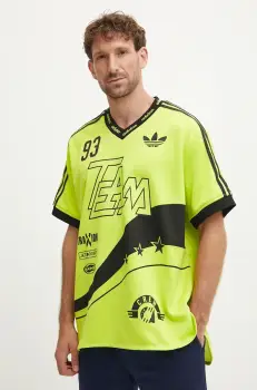 adidas Originals tricou barbati, culoarea verde, modelator, JN0809 imagine