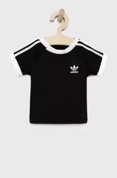 adidas Originals tricou copii culoarea negru, cu imprimeu imagine