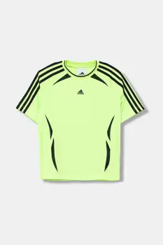 adidas Originals tricou copii culoarea verde, cu imprimeu, JY6318 imagine
