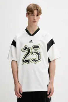 adidas Originals tricou culoarea bej, cu imprimeu, JY2762 imagine