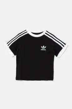 adidas Originals tricou de bumbac pentru copii culoarea negru, cu imprimeu, IY2389 imagine