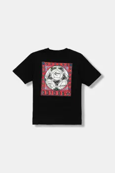 adidas Originals tricou de bumbac pentru copii culoarea negru, cu imprimeu, JY2822 imagine