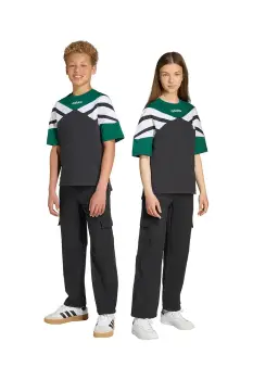 adidas Originals tricou de bumbac pentru copii culoarea negru, cu model, JW9123 imagine