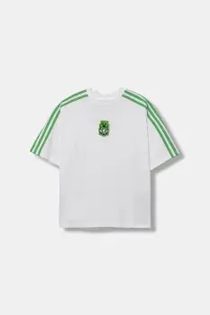 adidas Originals tricou de bumbac pentru copii MINECRAFT culoarea alb, cu imprimeu, KD9830 imagine