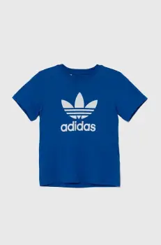adidas Originals tricou de bumbac pentru copii TREFOIL TEE cu imprimeu, IY7425 imagine
