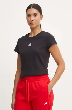 adidas Originals tricou din bumbac 0 femei, culoarea negru, IW5707 imagine