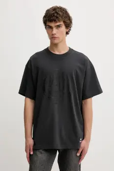 adidas Originals tricou din bumbac All Black culoarea gri, cu imprimeu, KG4650 imagine