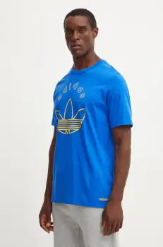 adidas Originals tricou din bumbac barbati, cu imprimeu, IY0425 imagine
