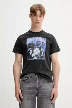 adidas Originals tricou din bumbac Buffy Tee culoarea negru, cu imprimeu, JX1278 imagine